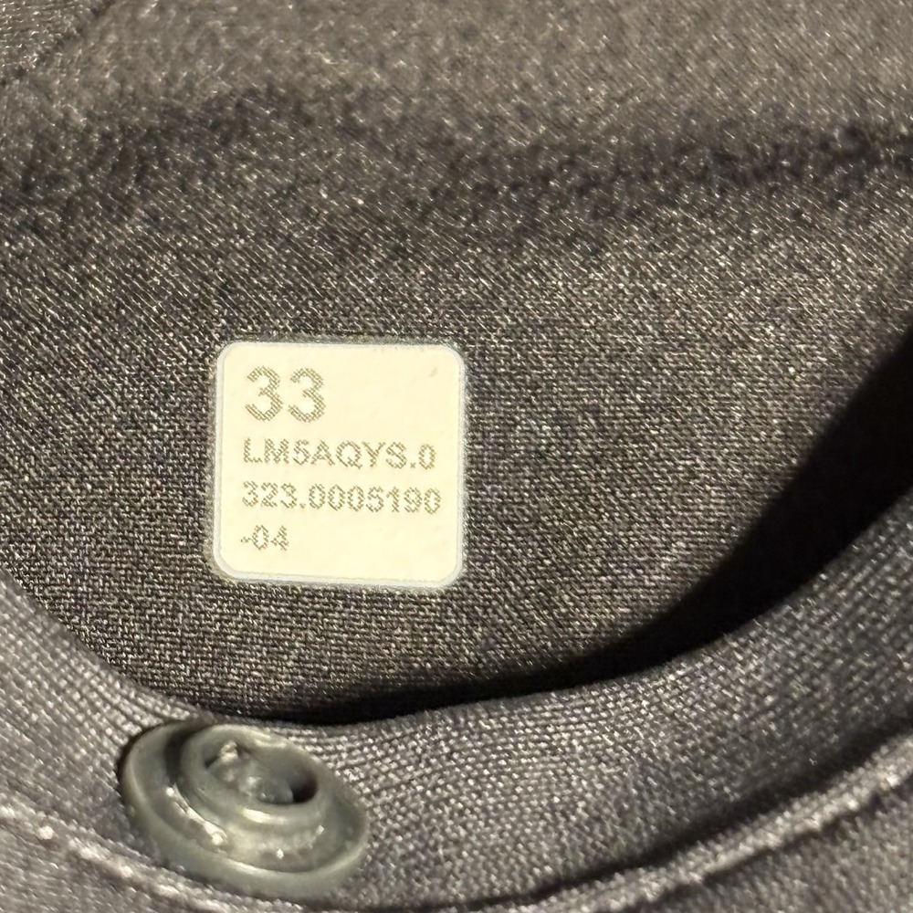 Lululemon Mens ABC Classic-Fit 5 Pocket Pant 33x27 Warpstreme Black Preppy - Picture 4 of 11